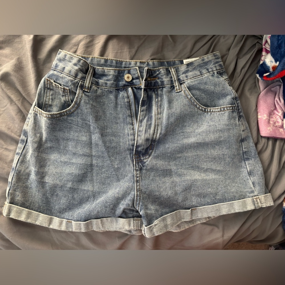 shein medium denim shorts